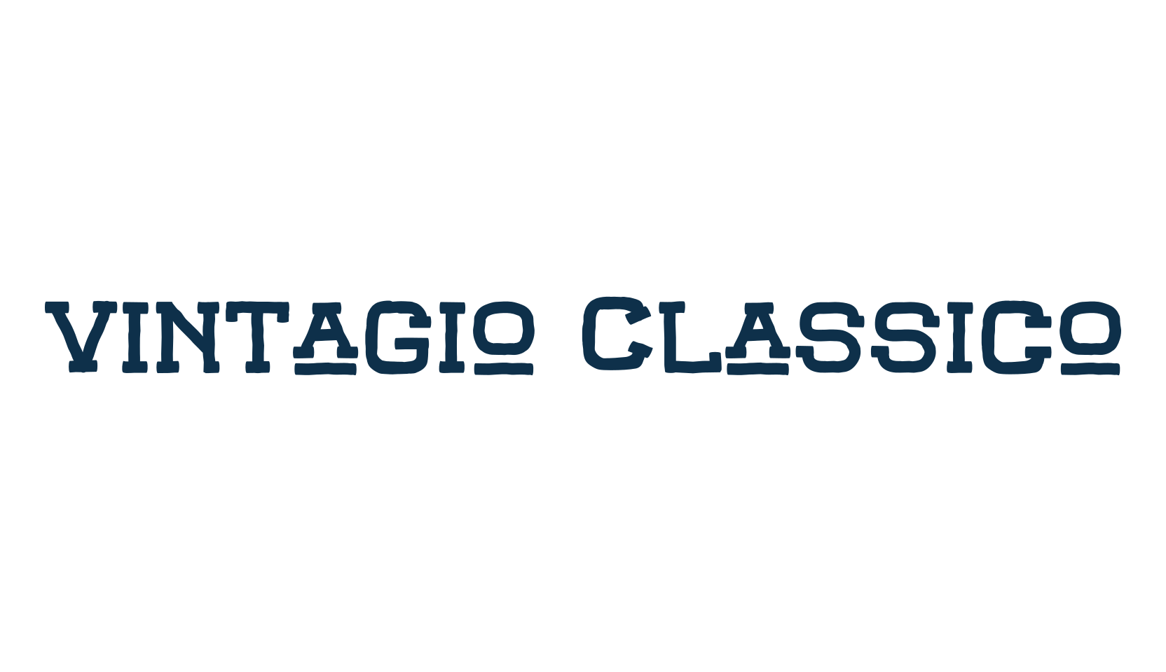 Vintagio Classico, fancy old school decorative font preview
