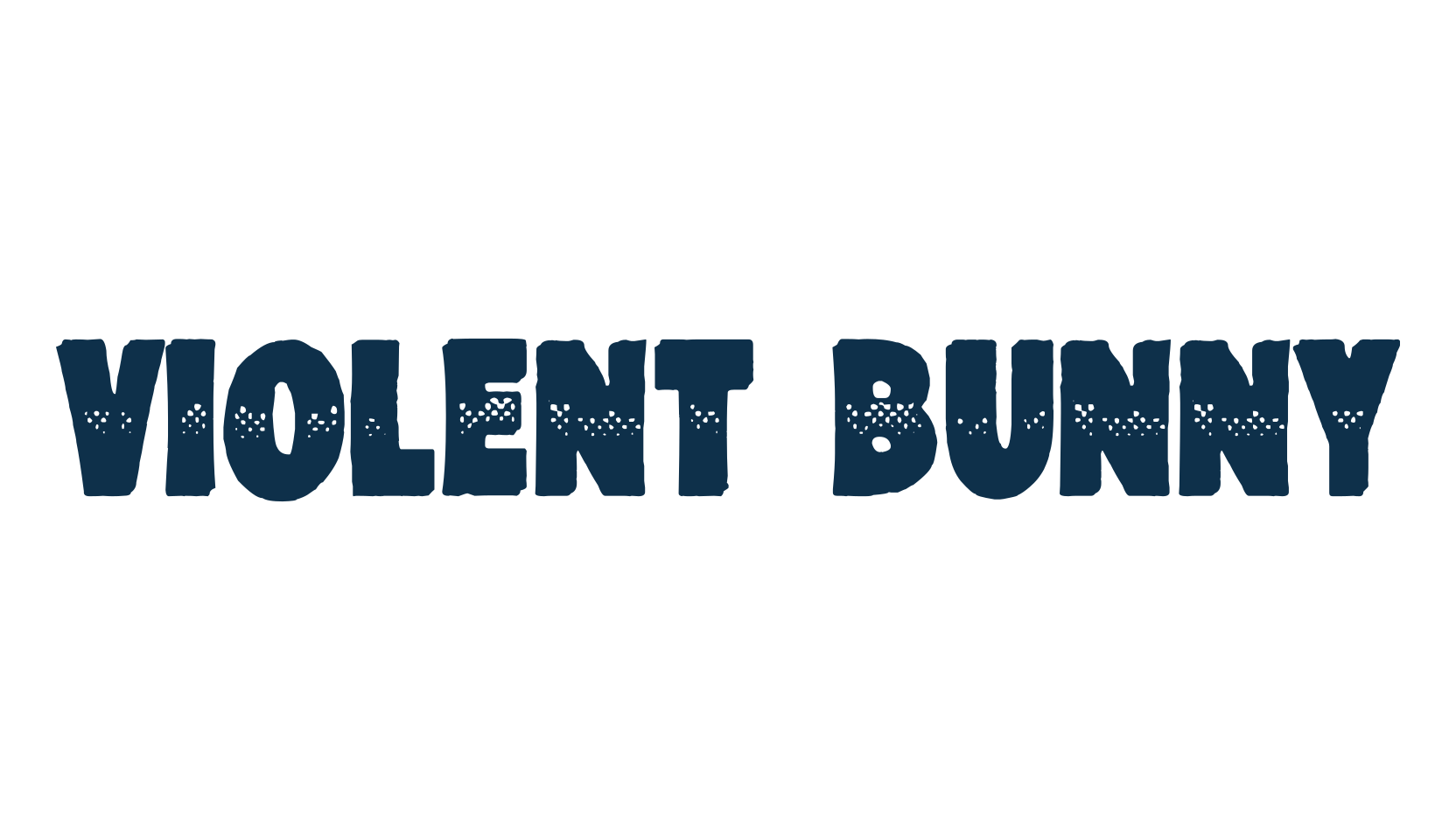 Violent Bunny, fancy cartoon decorative font preview