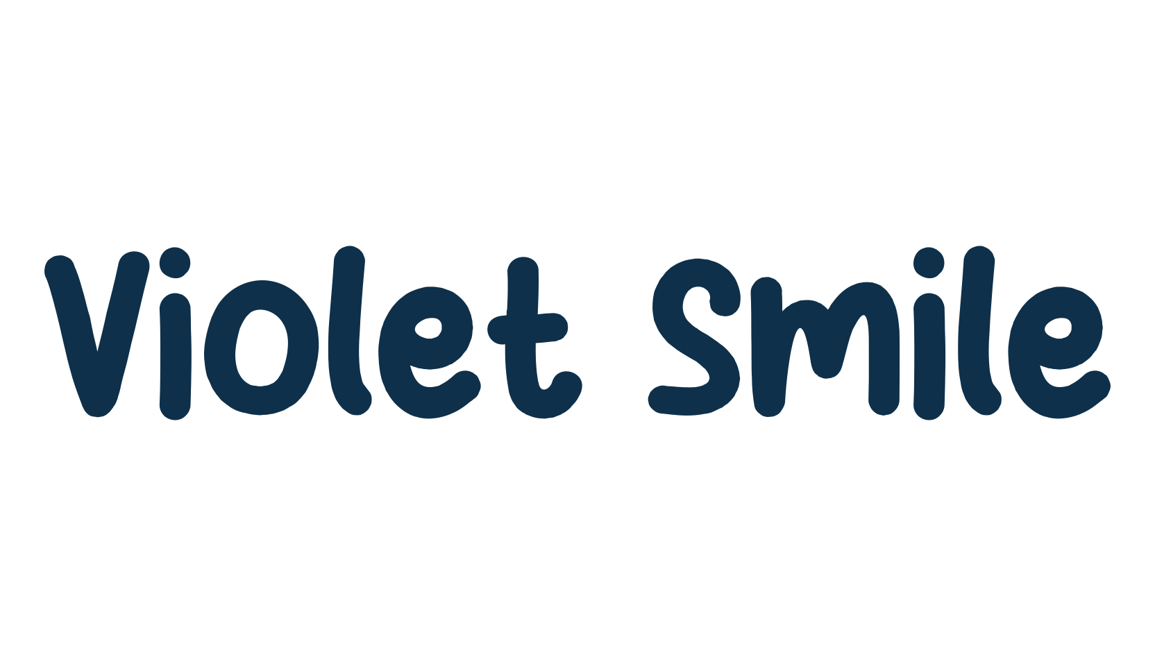 Violet Smile, display market font preview