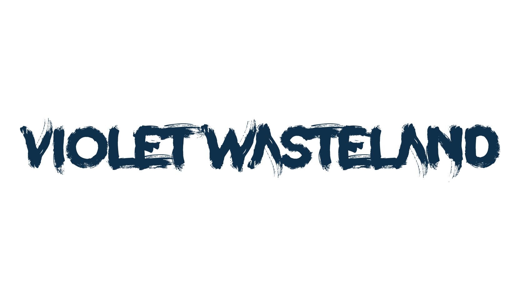 Violet Wasteland, brush font preview