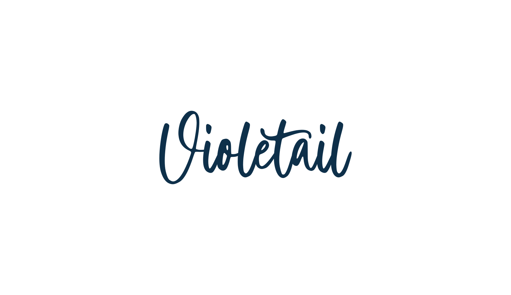 Violetail, script handwritten fancy decorative calligraphy font preview