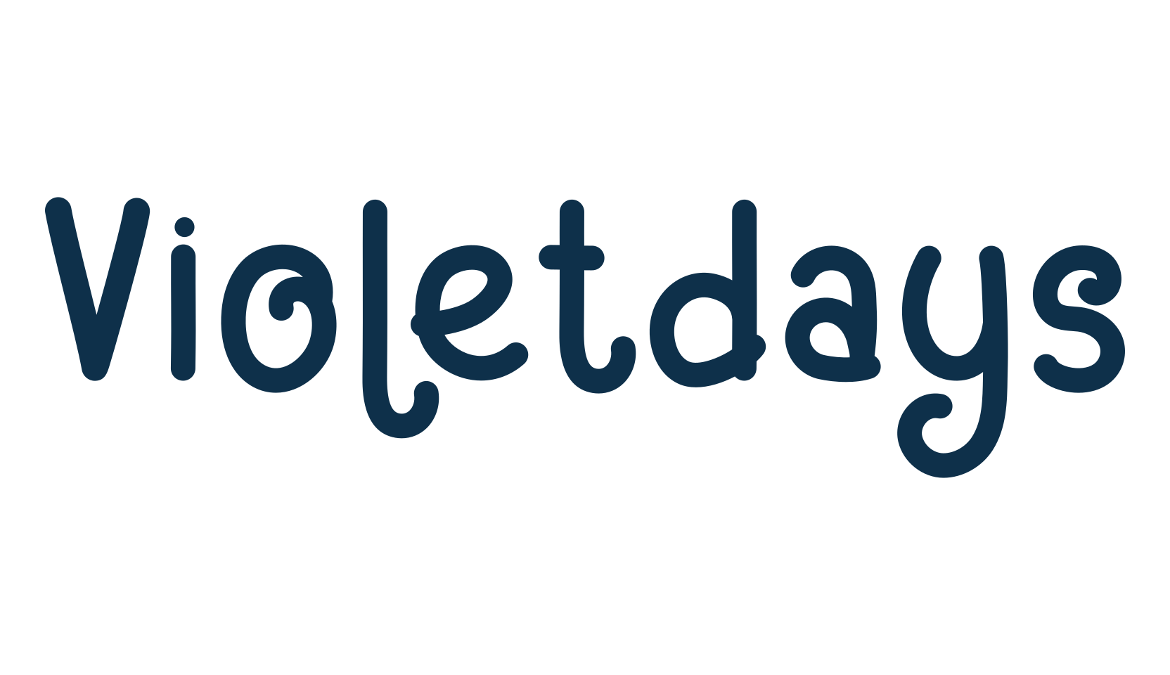 Violetdays, fancy various decorative font preview