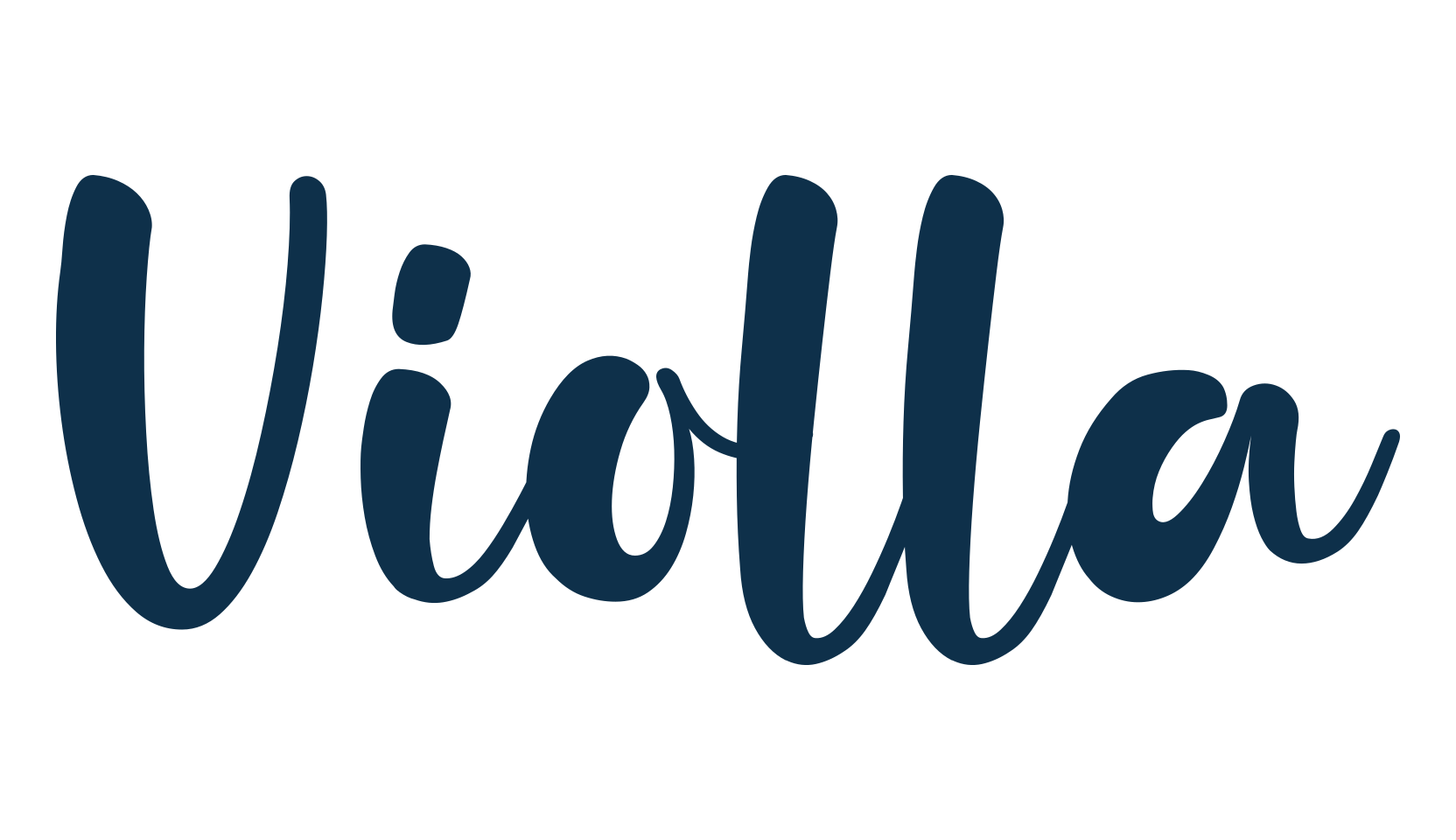 Violla, script brush fancy decorative calligraphy font preview