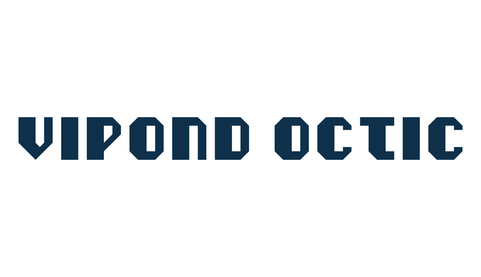 Vipond Octic, square font preview