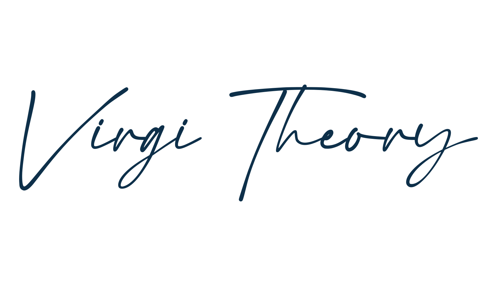 Virgi Theory, handwriting font preview