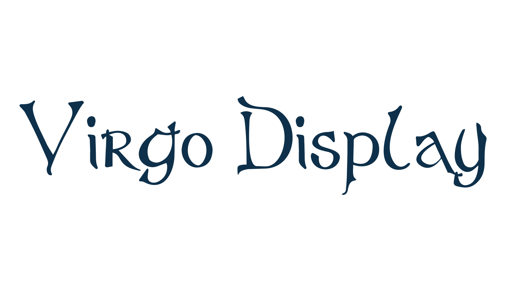 Virgo Display, celtic font preview