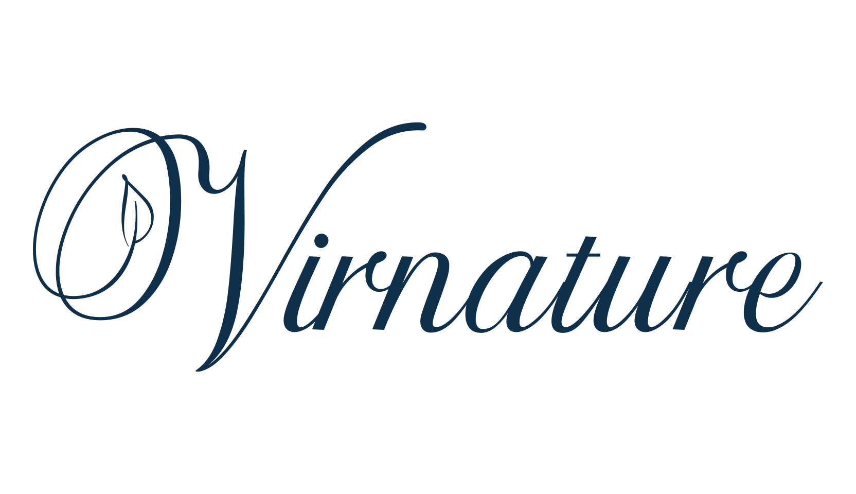 Virnature, calligraphy font preview
