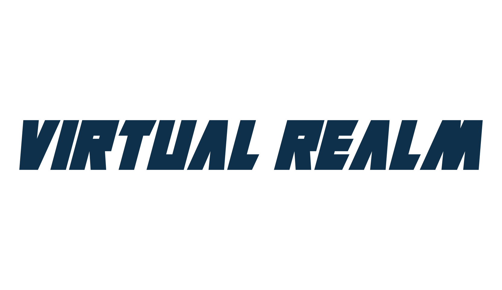 Virtual Realm, sci-fi font preview