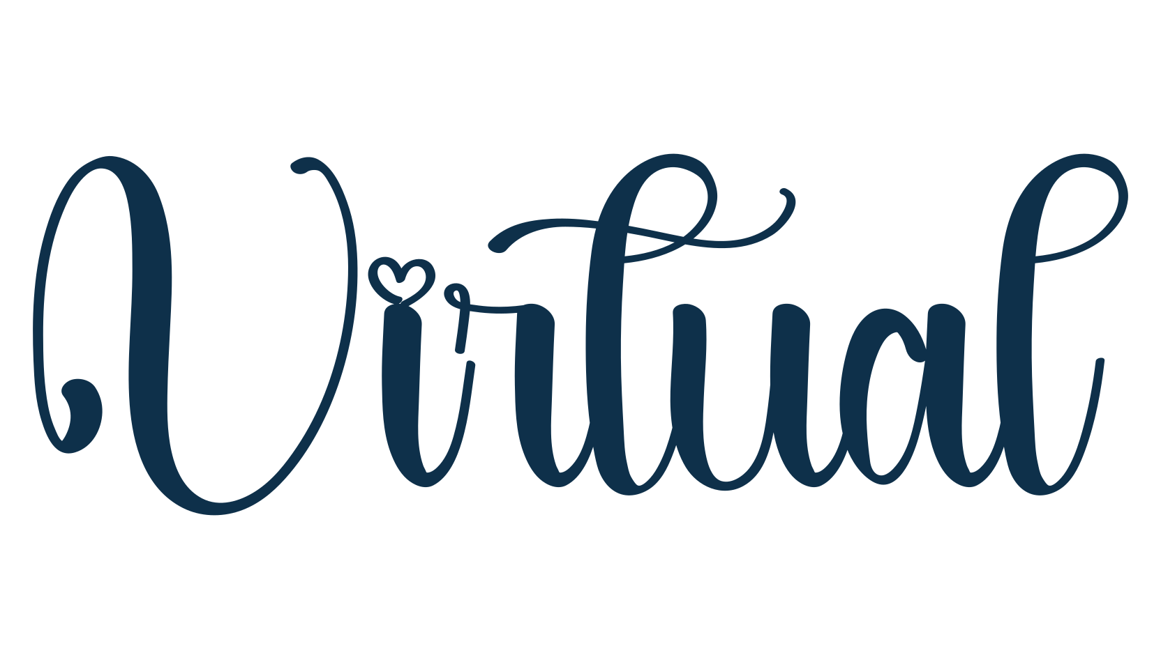 Virtual, handwriting font preview