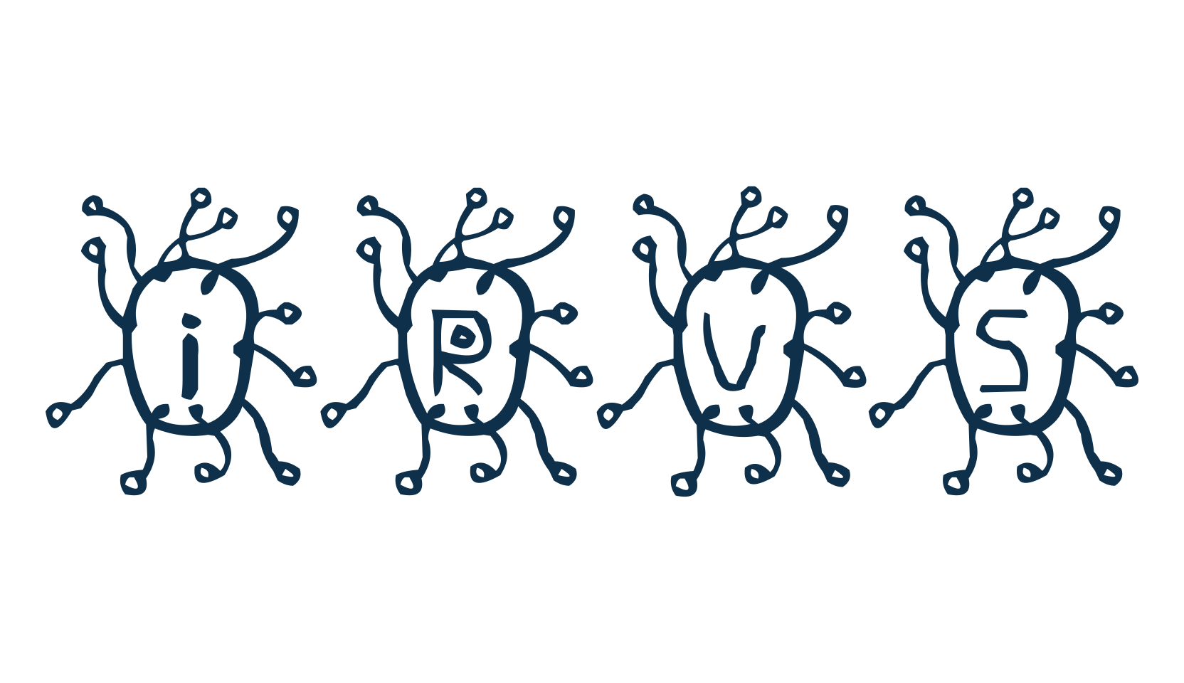 Virus (virus), fancy decorative font preview