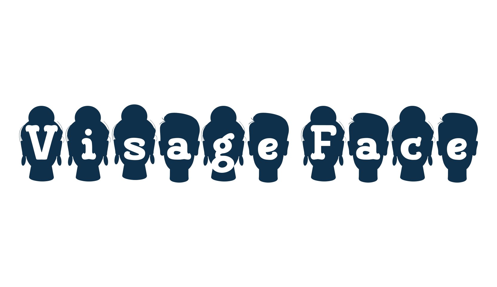 Visage Face, fancy decorative font preview