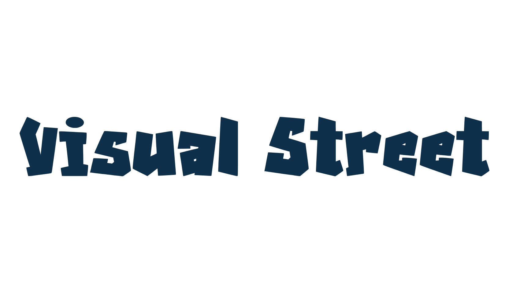 Visual Street, graffiti font preview