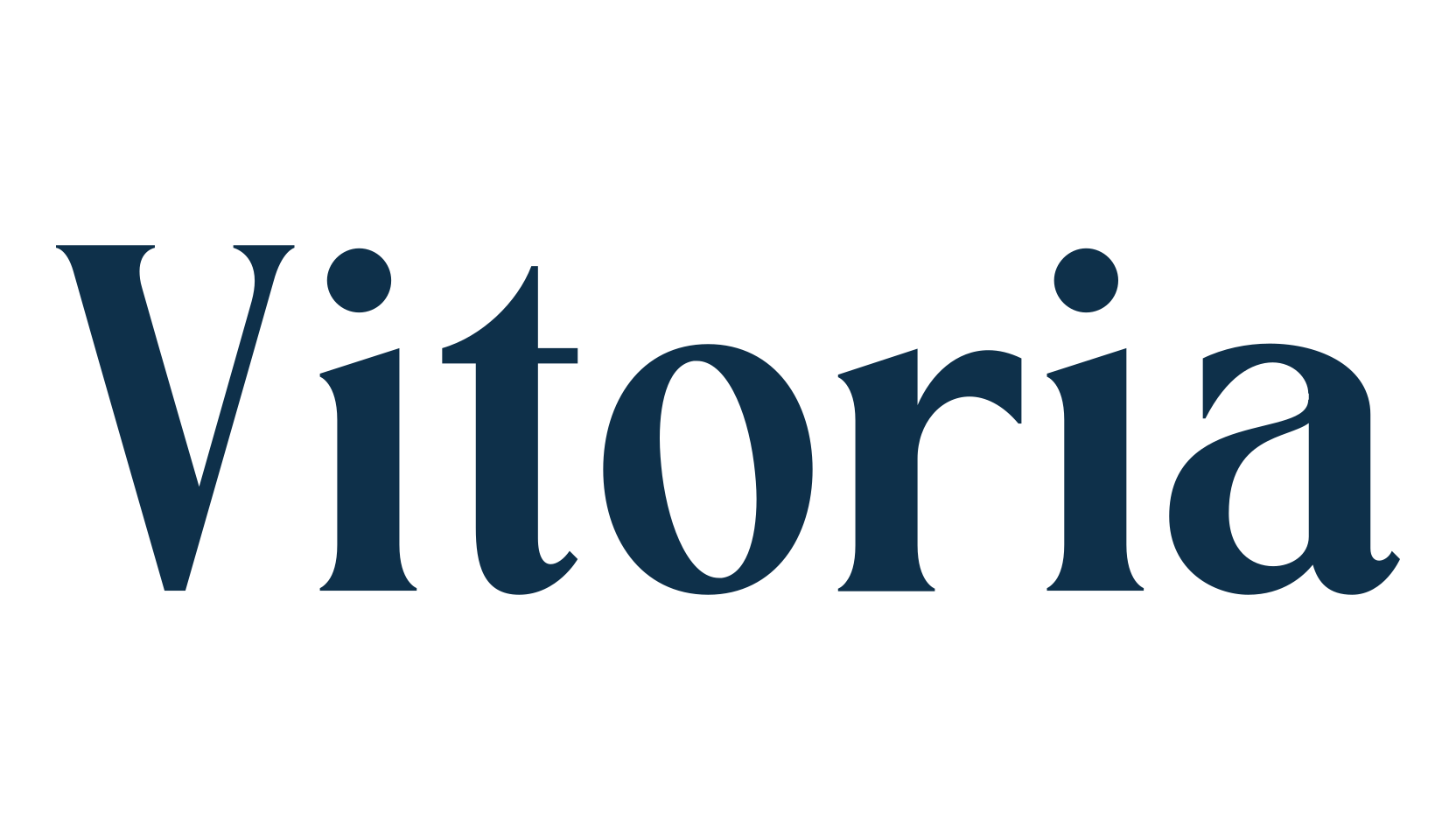 Vitoria, serif font preview