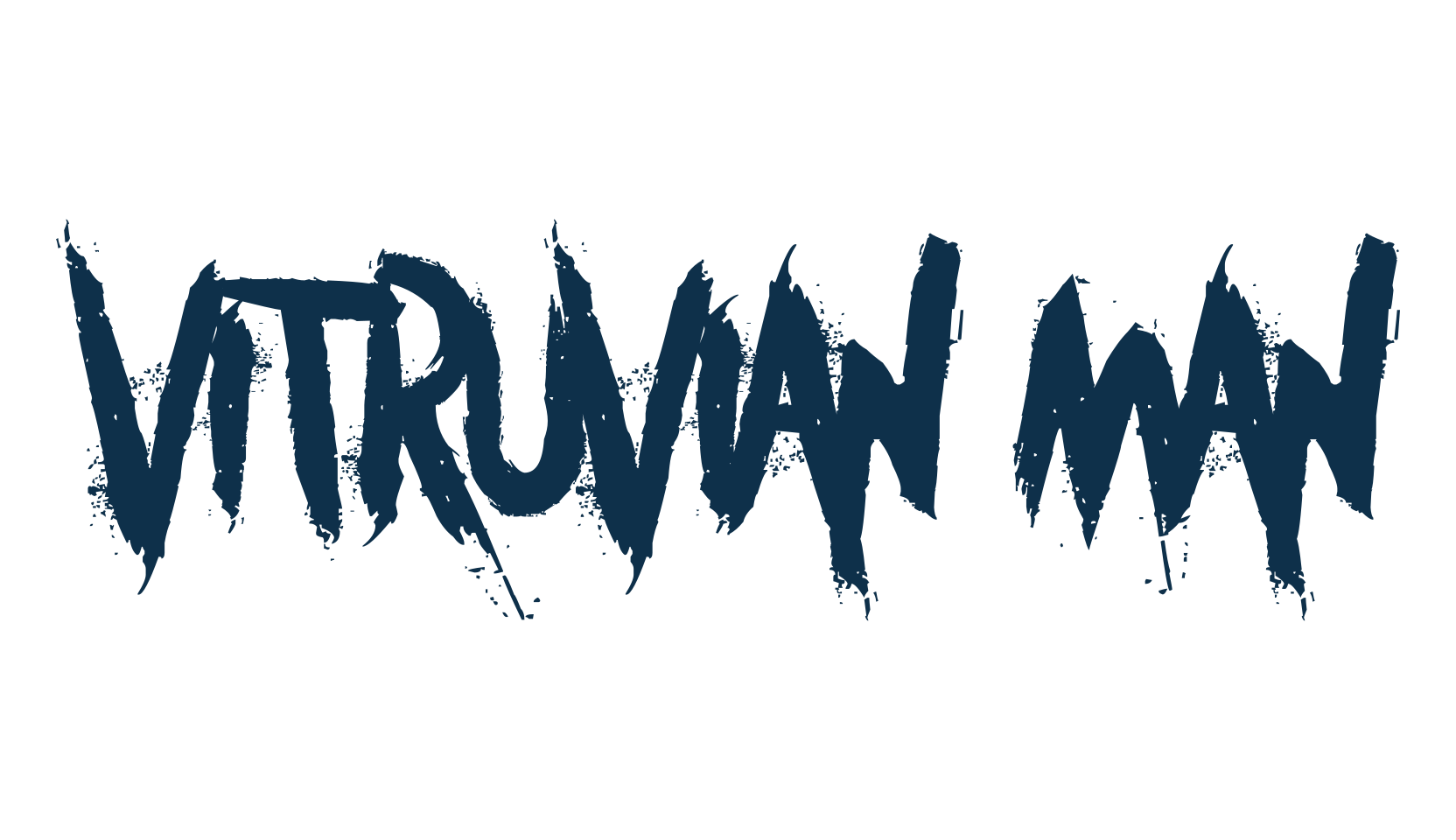 Vitruvian Man, trash font preview