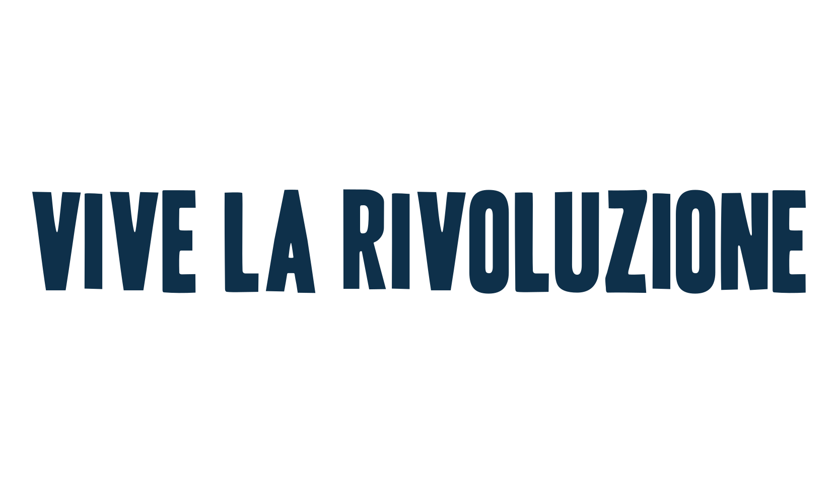 Vive la Rivoluzione, various font preview