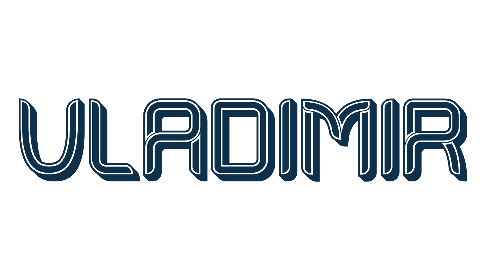 Vladimir, fancy various techno sci-fi font preview