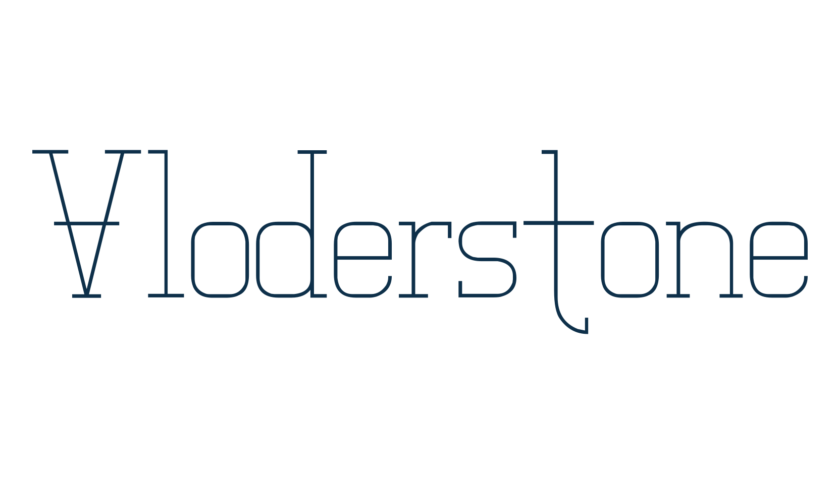 Vloderstone, various font preview