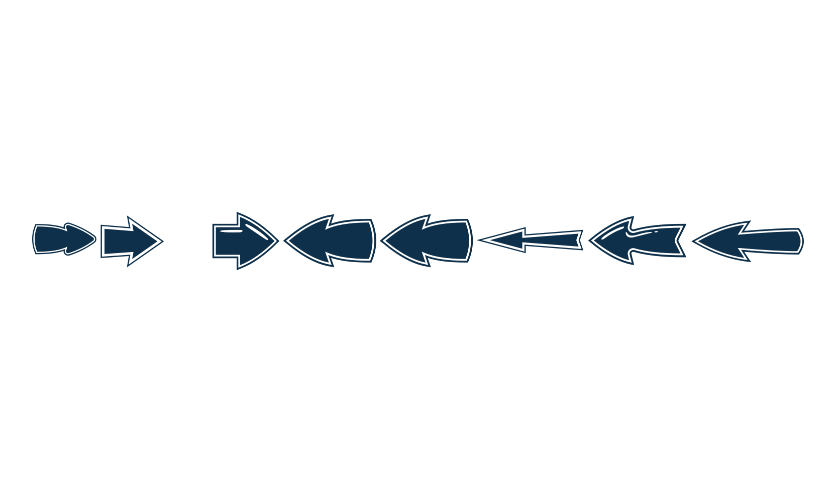 VN Arrows, display market font preview