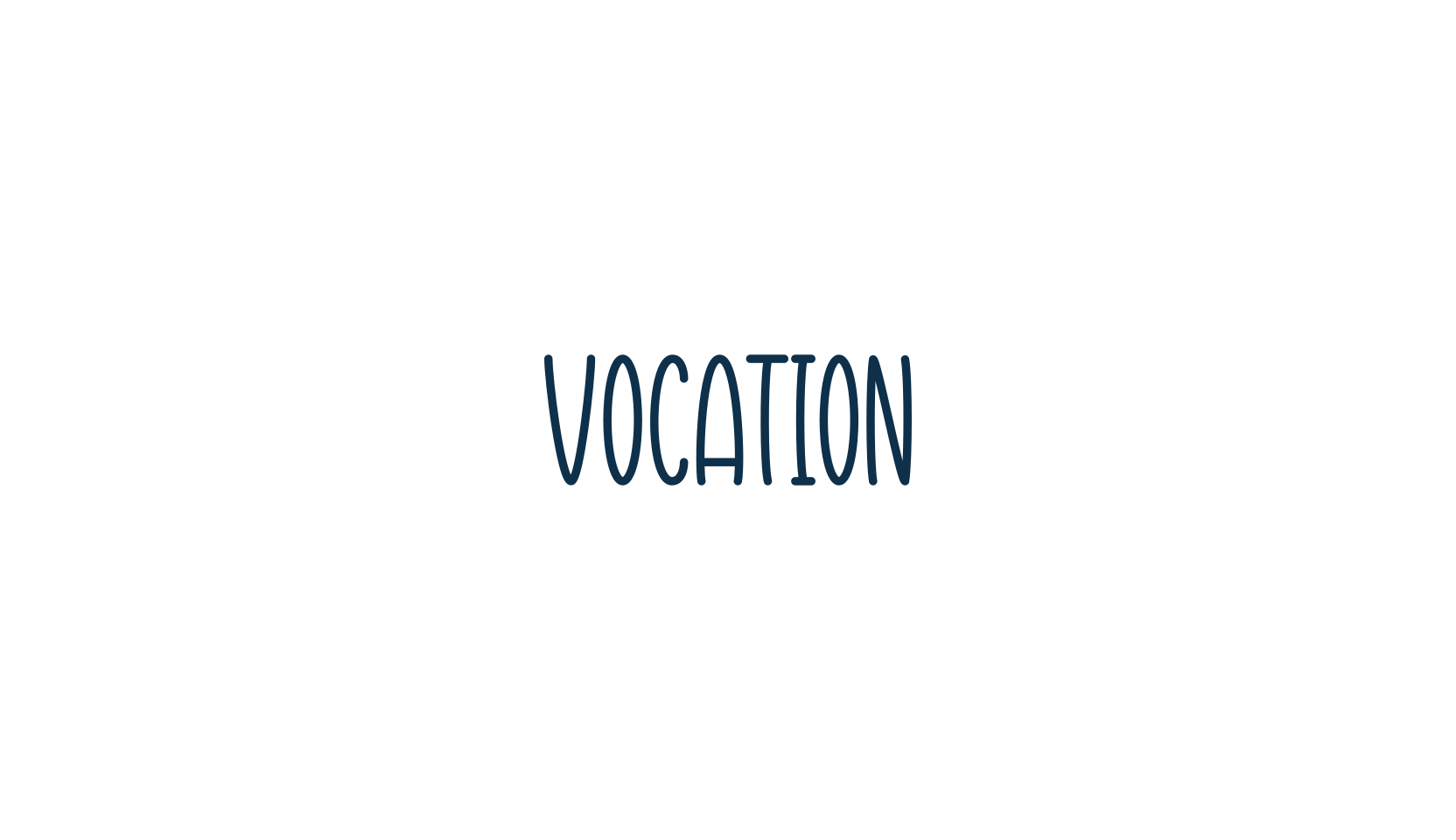 Vocation, calligraphy font preview