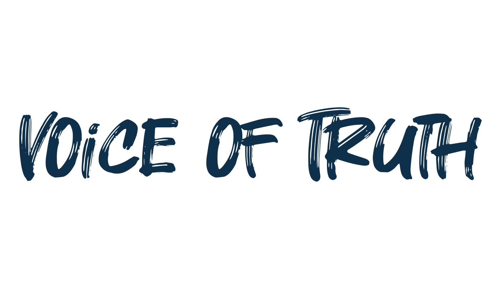 Voice of Truth, brush font preview