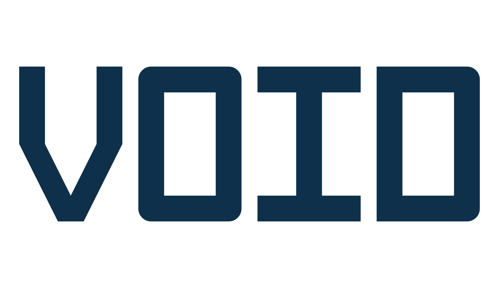 Void, sans serif font preview