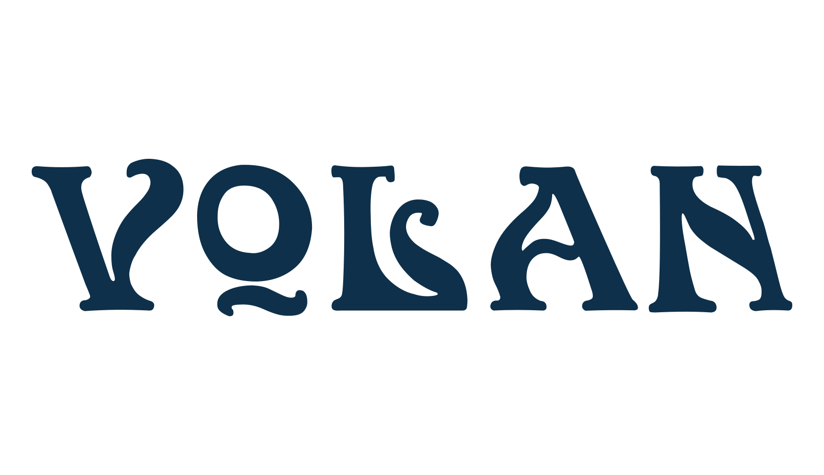 Volan, fancy retro decorative font preview