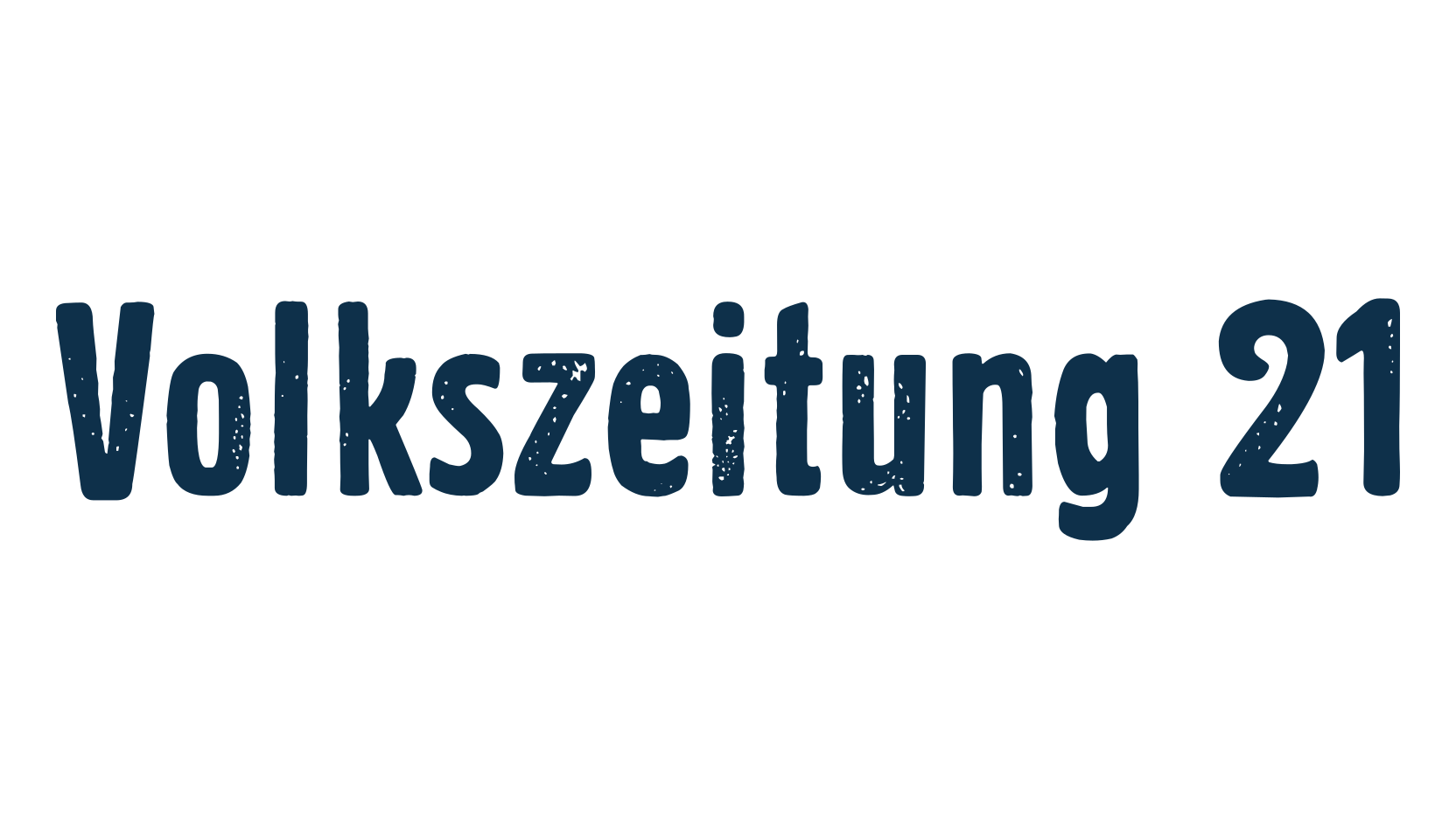 Volkszeitung 21, fancy eroded decorative font preview