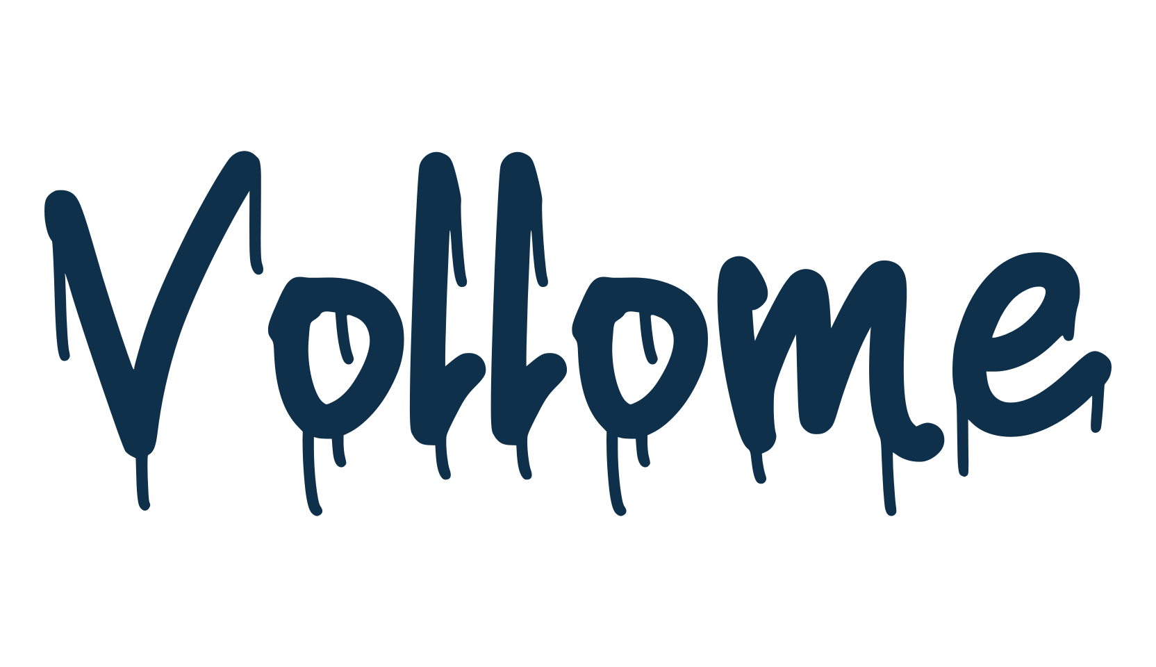 Vollome, graffiti font preview
