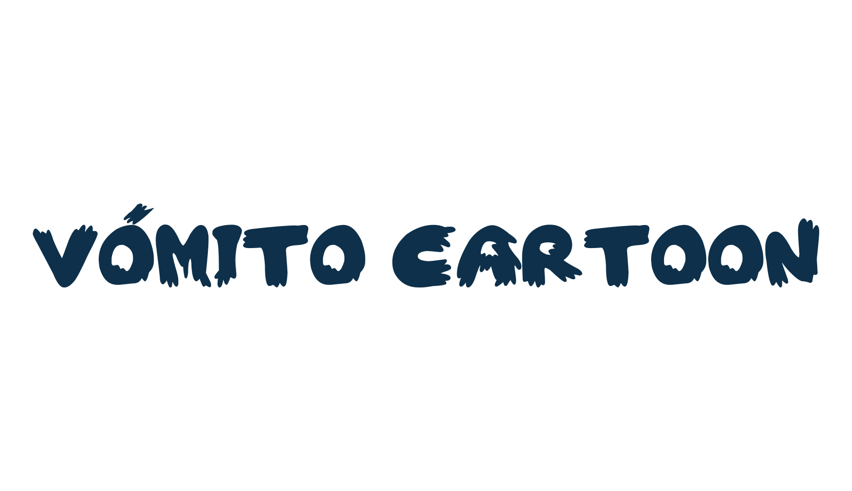 Vómito Cartoon, cartoon font preview