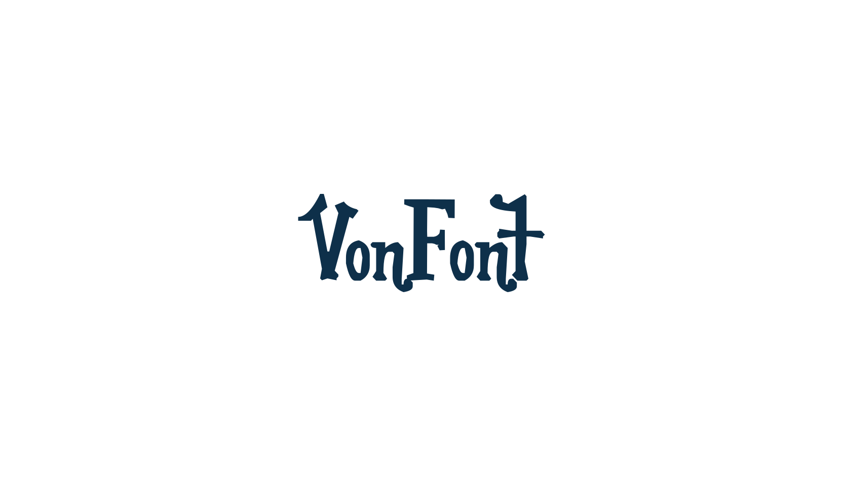VonFont, fancy old school decorative script calligraphy font preview