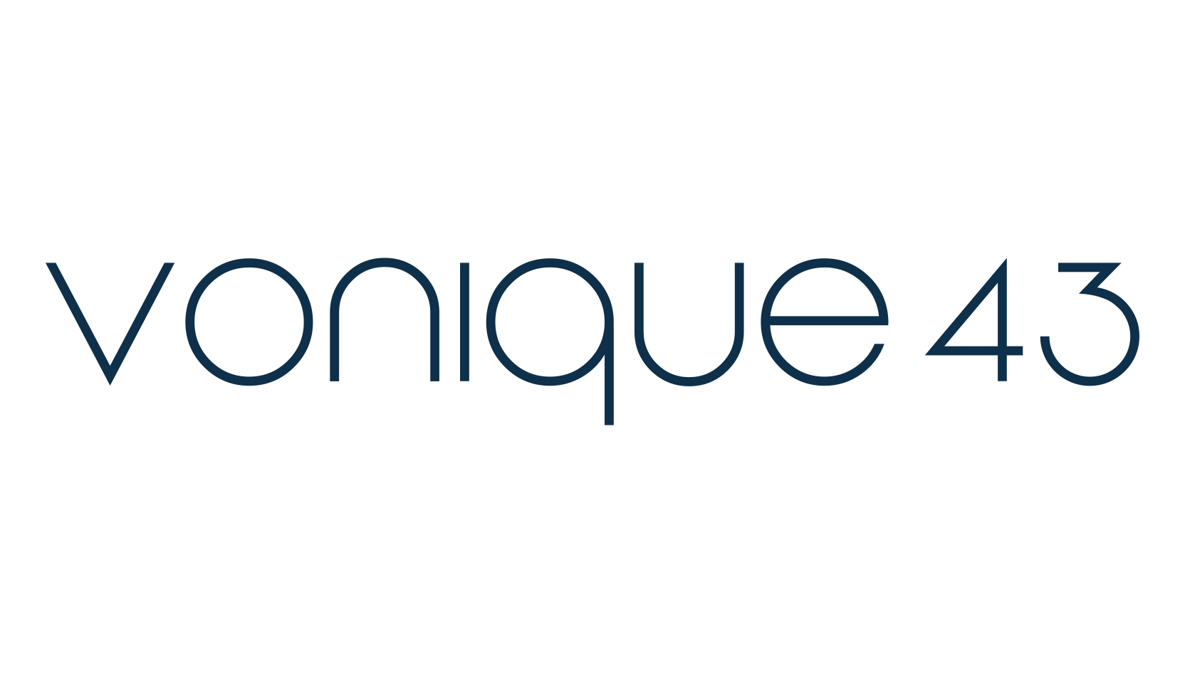 Vonique 43, sans serif font preview
