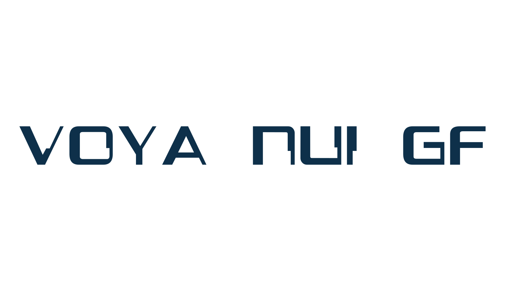 Voya Nui GF, various font preview