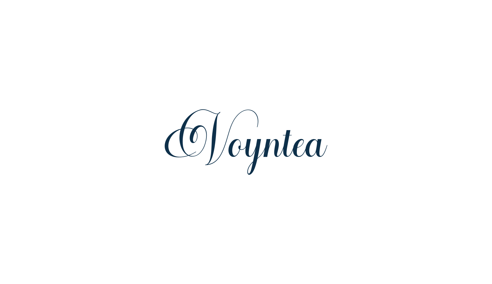 Voyntea, calligraphy font preview