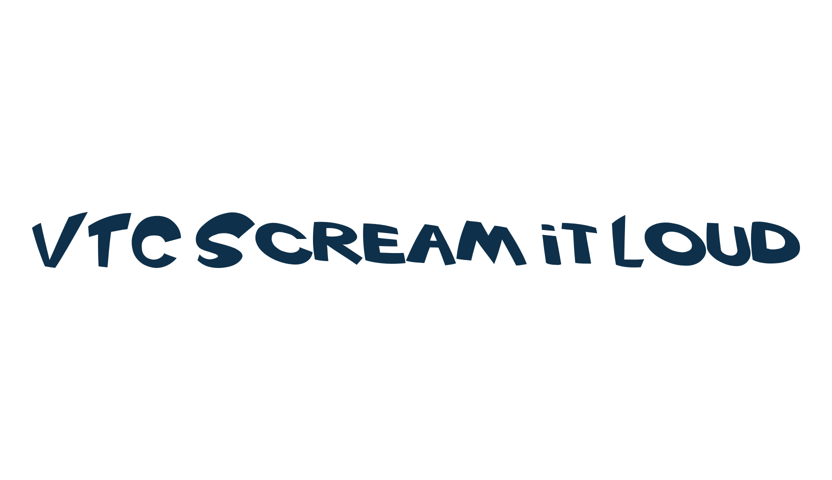 VTC Scream it Loud, fancy cartoon decorative comic font preview