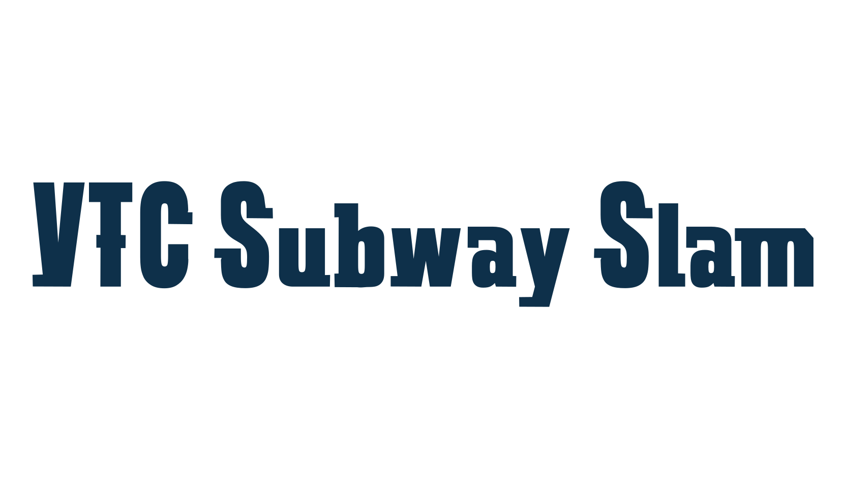 VTC Subway Slam, fancy various decorative font preview