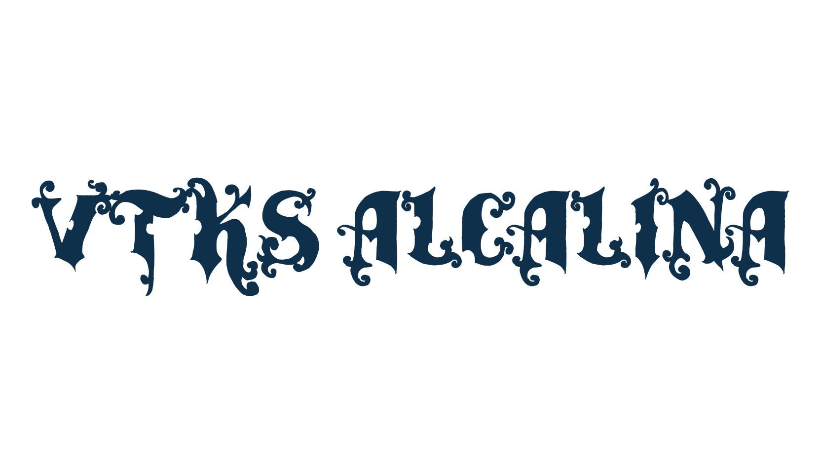 VTKS Alcalina, various font preview