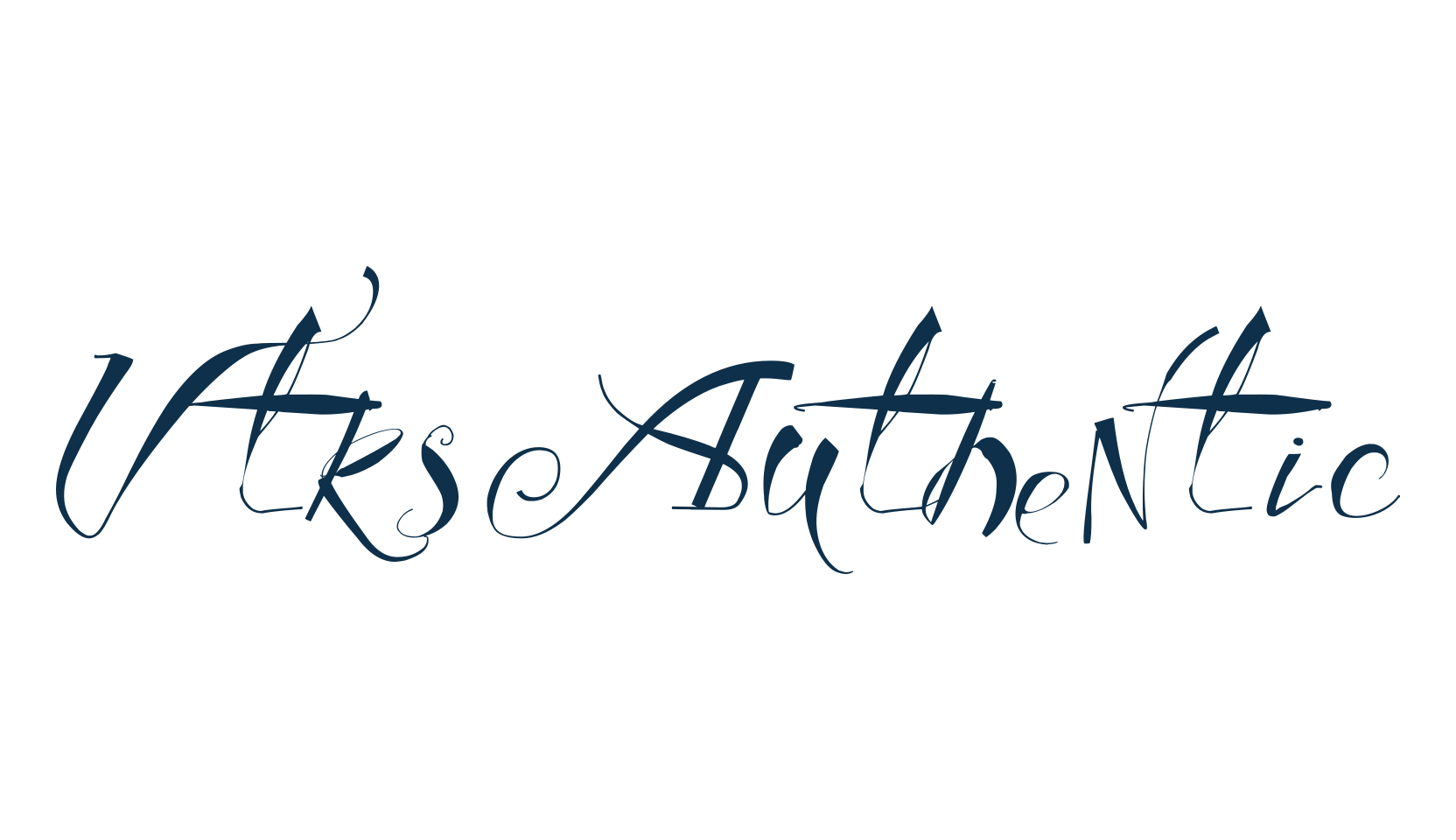 Vtks Authentic, various font preview