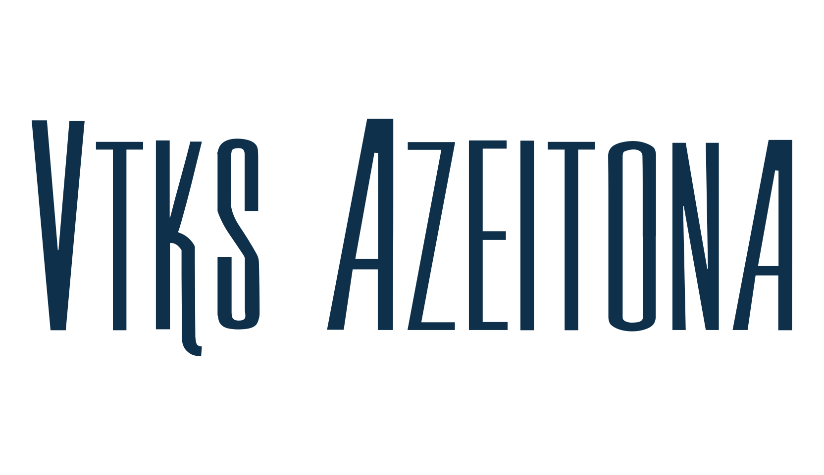 Vtks Azeitona, various font preview