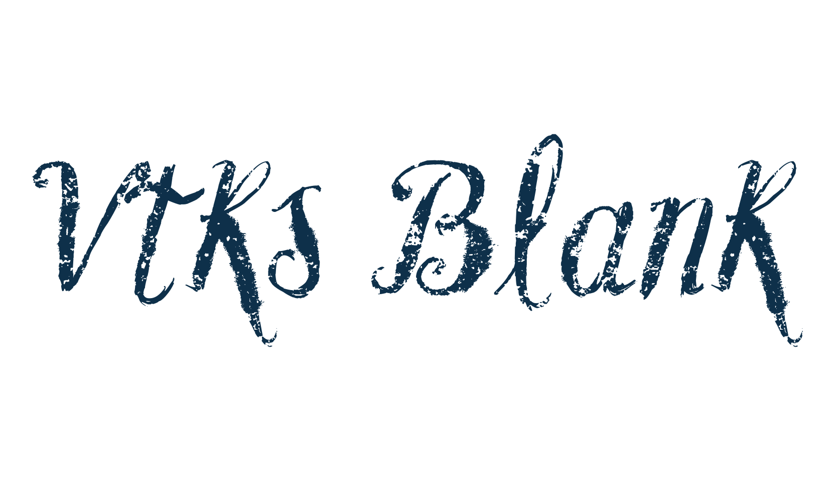 Vtks Blank, fancy various decorative script calligraphy font preview