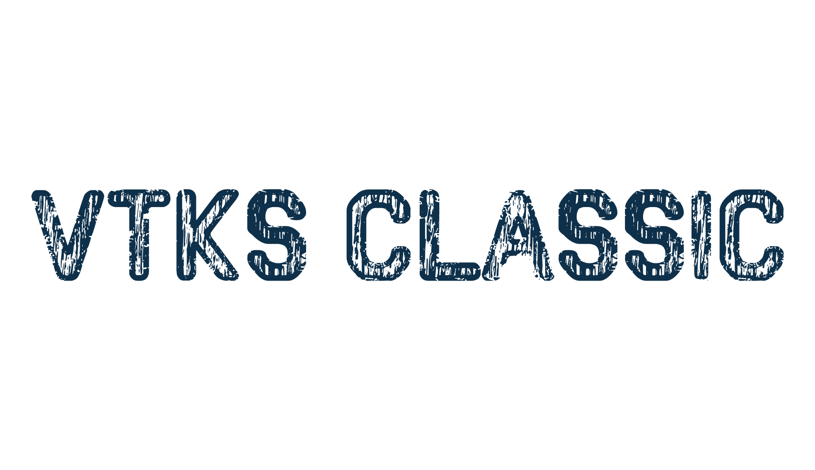 VTKS Classic, fancy eroded decorative font preview