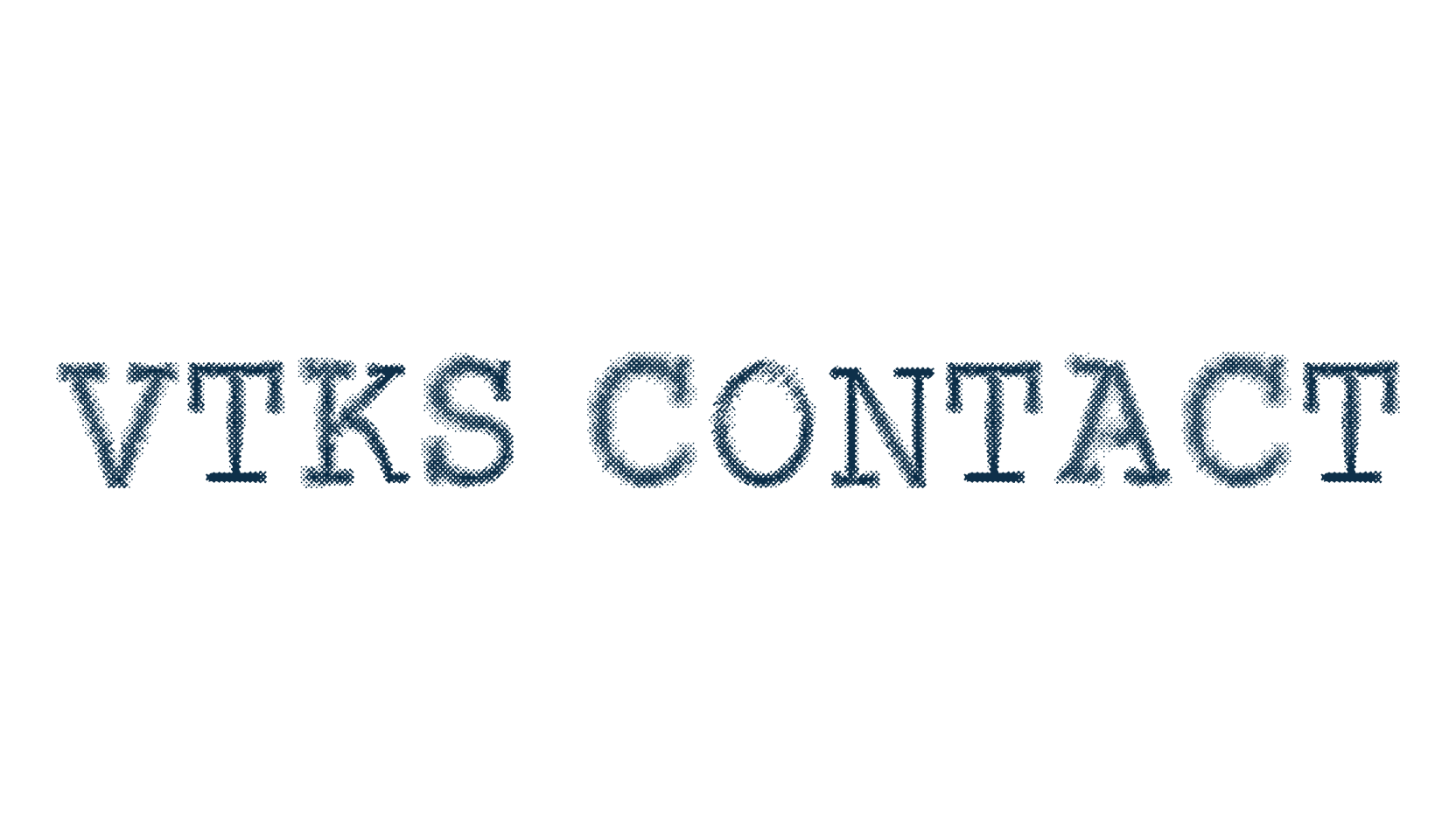 VTKS Contact, fancy distorted decorative font preview
