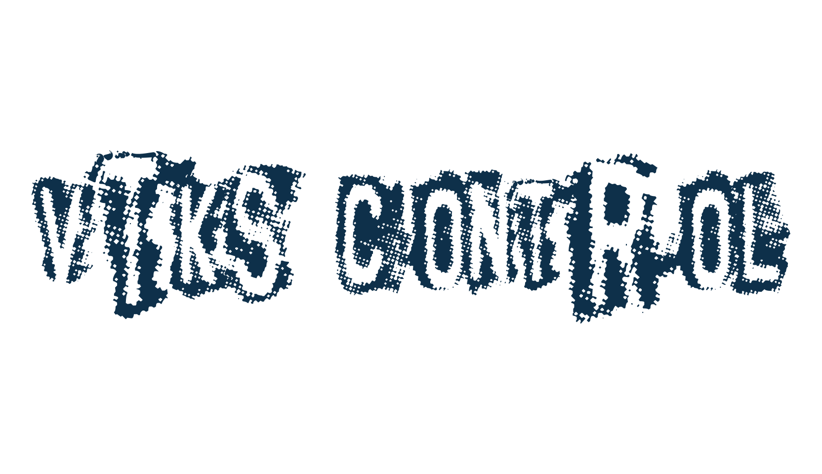 VTKS Control, fancy distorted decorative font preview