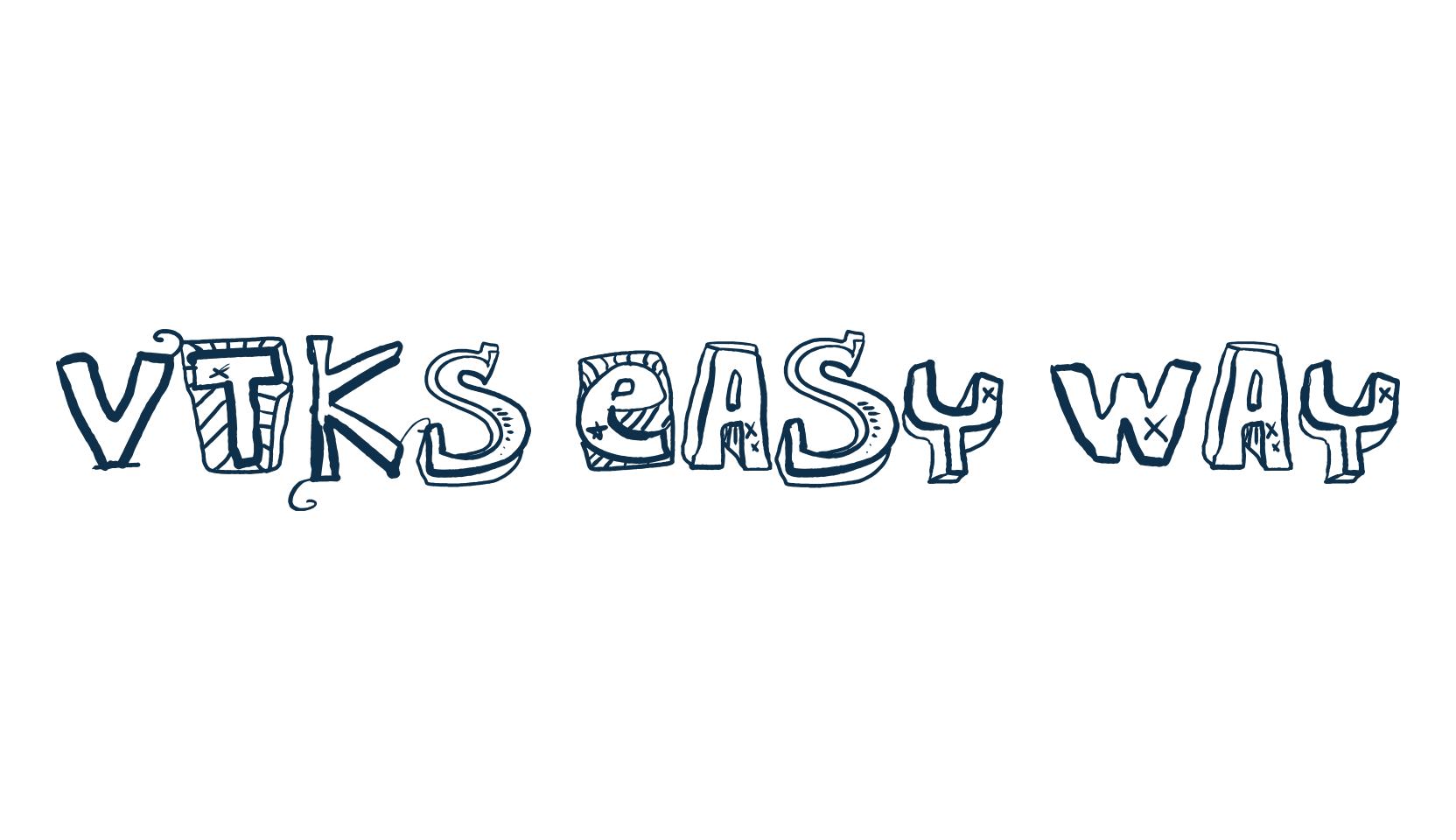 VTKS Easy Way, various font preview