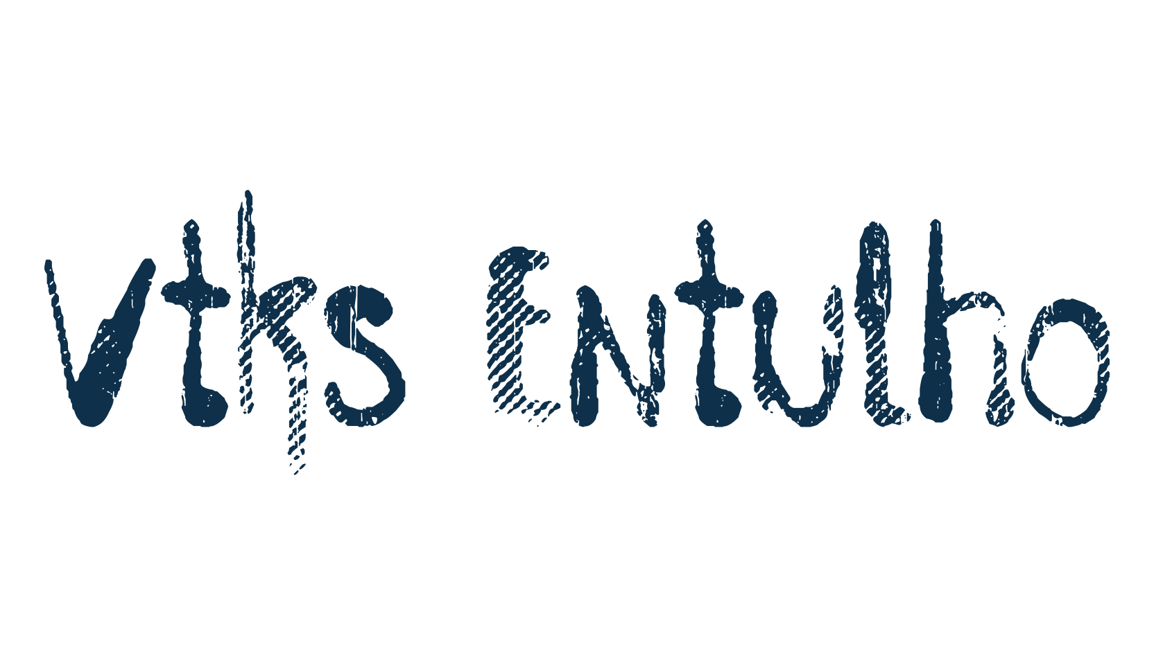 Vtks Entulho, fancy various decorative font preview