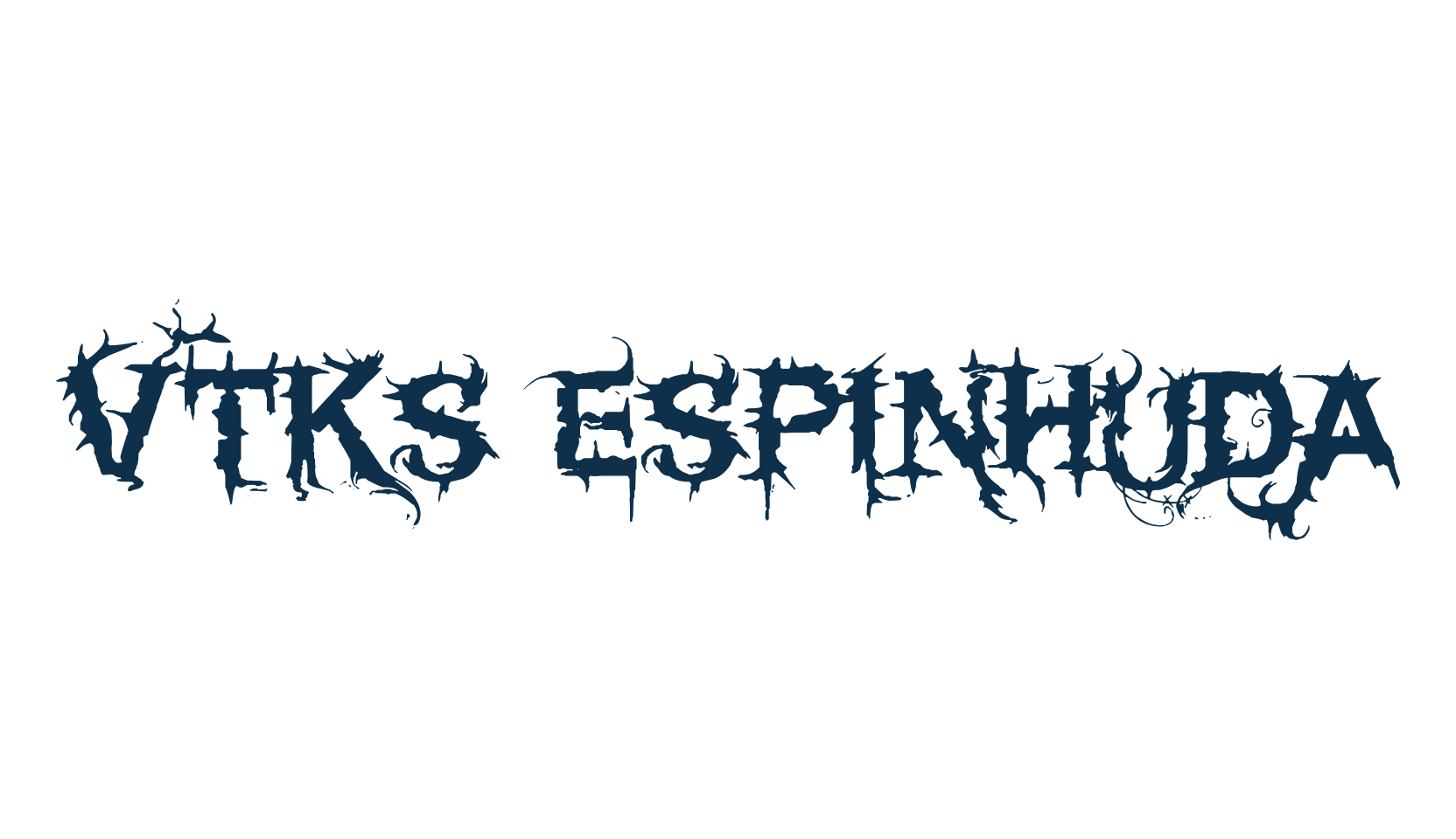 Vtks Espinhuda, various font preview