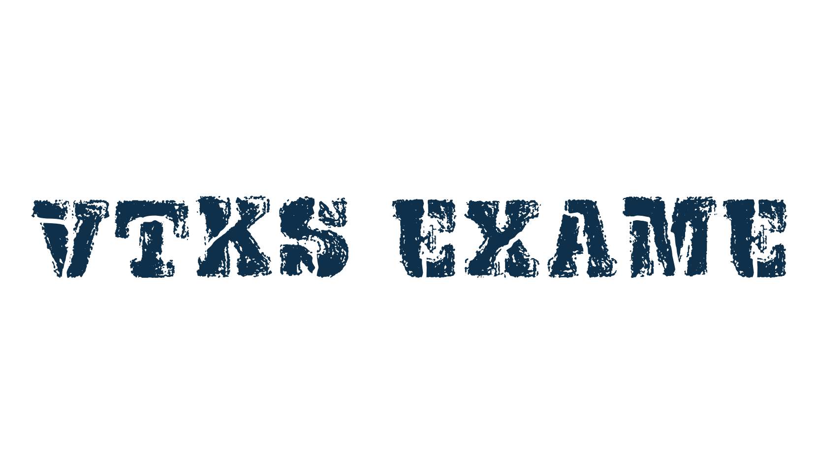 VTKS Exame, destroy font preview