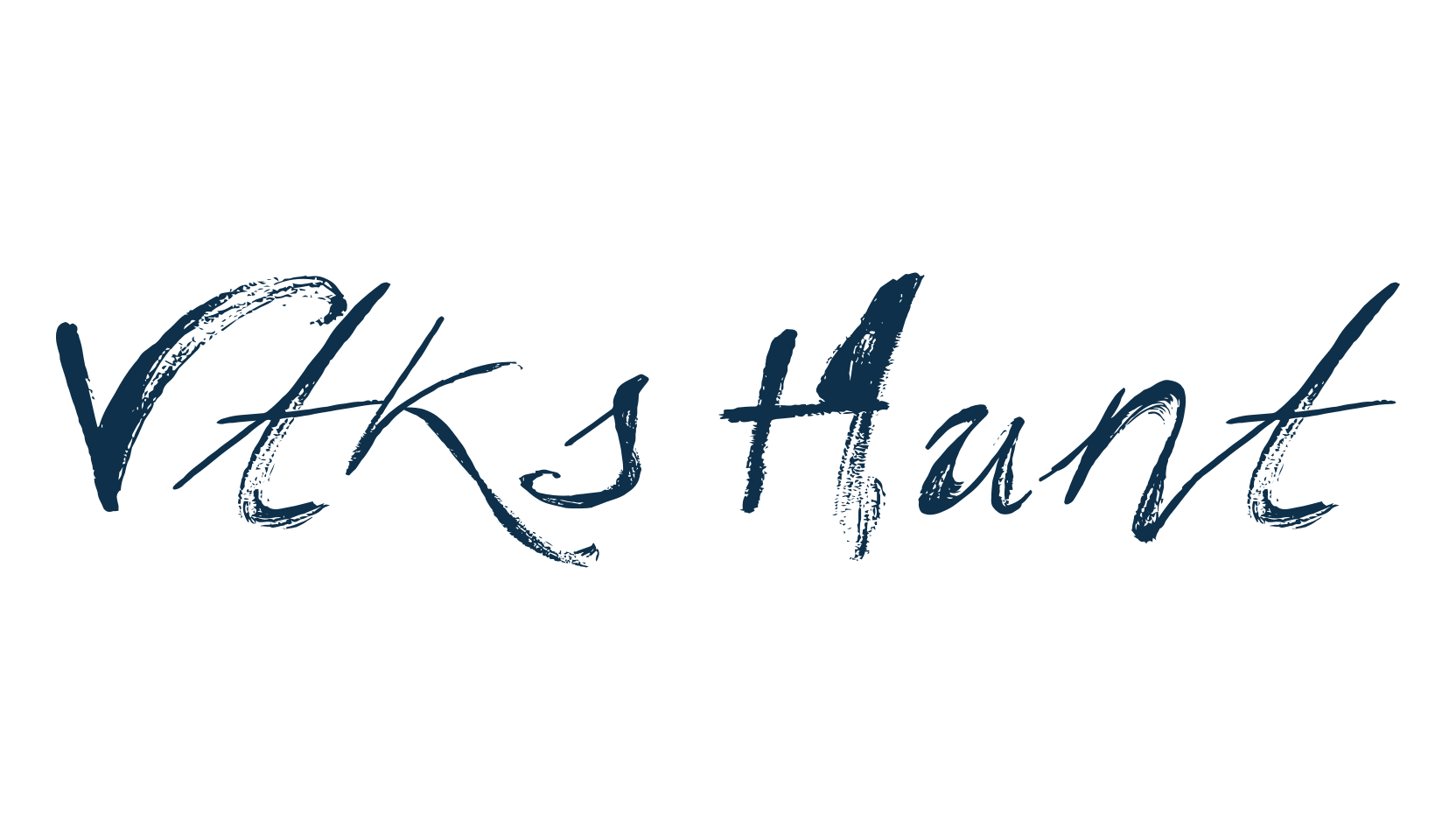 Vtks Hunt, script trash fancy decorative calligraphy font preview