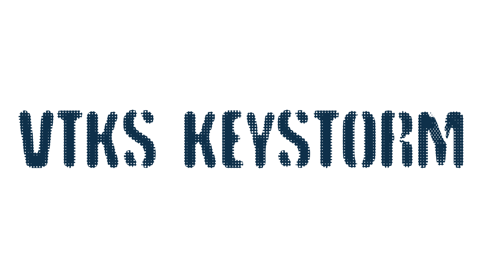 VTKS Keystorm, various font preview