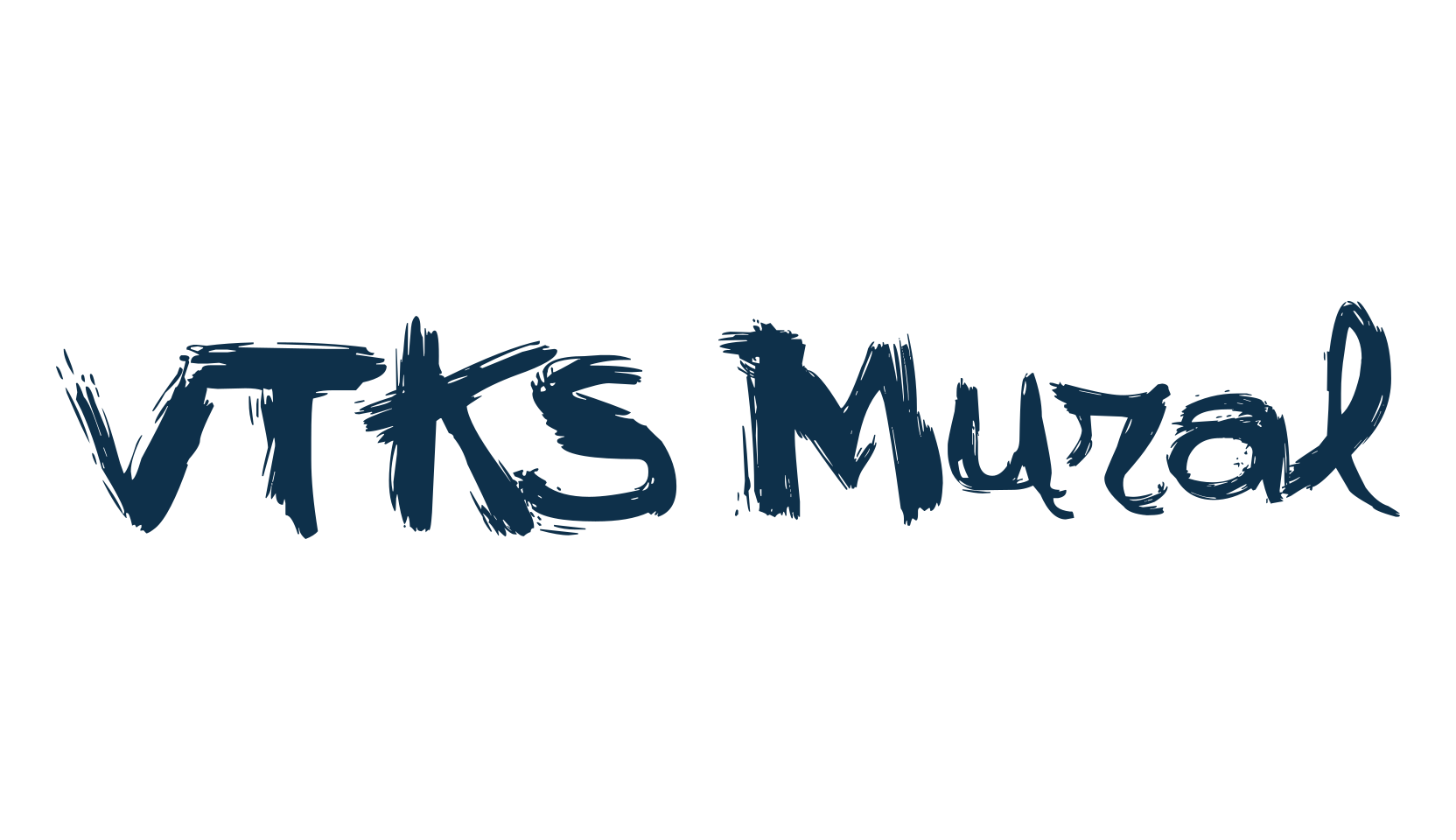 VTKS Mural, script trash fancy decorative calligraphy font preview