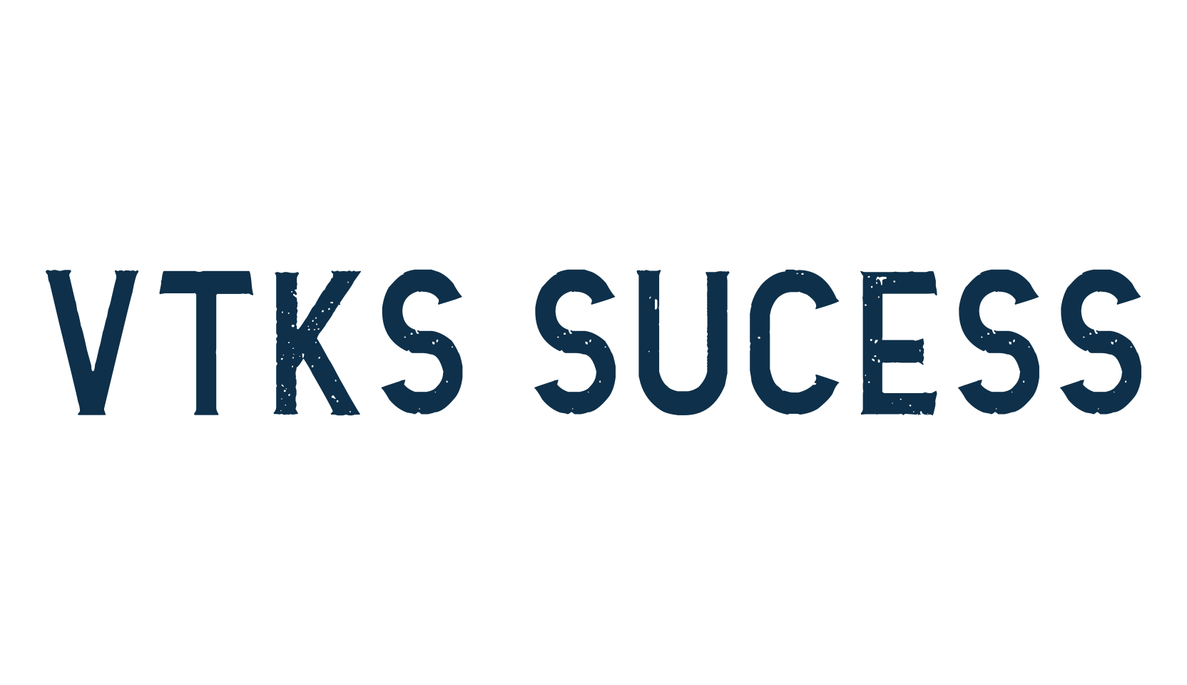 Vtks Sucess, fancy eroded decorative font preview
